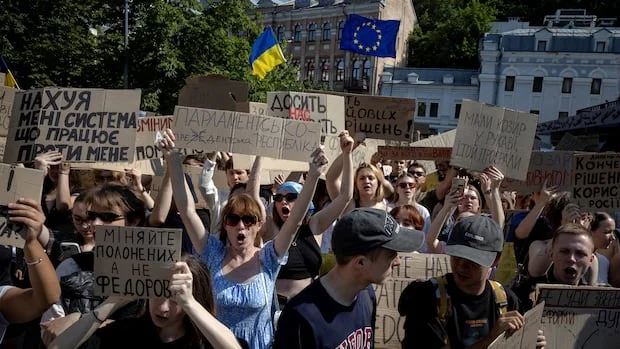 Political Turmoil in Ukraine: Dismissal of Defense Minister Sparks Public Backlash