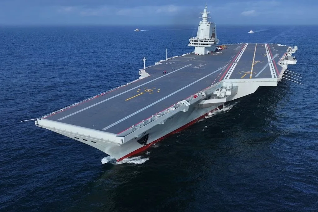 China's Fujian Aircraft Carrier and Its New Anti-Torpedo Defense System
