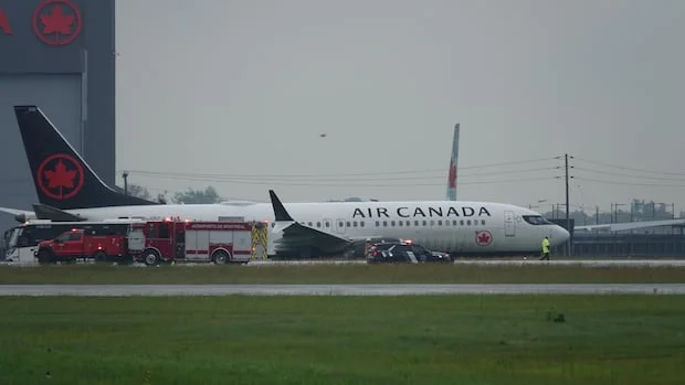 Air Canada Flight Exits Runway at Montreal Airport Without Injuries